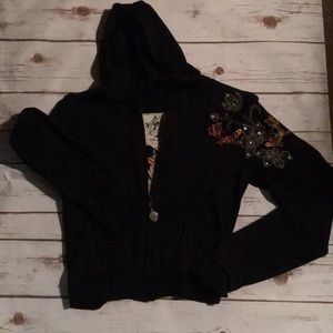 Mynt lightweight black hoodie